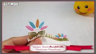 İğne Oyası Harika Bir Modelin Anlatımlı Yapımı | 651. Model