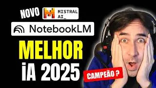 NOTEBookLM da GOOGLE Criando Slides Personalizados, MELHOR iA de 2025 e Novo Devstral 2 da Mistral