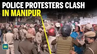 Police Protesters Clash in Manipur |Tension at Imphal&rsquo;s Sangai Festival venue | Sangai Festival 2025