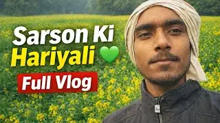 Gaon Ki Subah 🌅 | Sarson Ki Hariyali 🌼 | Village Life Morning Vlog | Desi Lifestyle