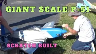 Giant scale P-51D Rc Plane - Scratch build Meister Scale Sport