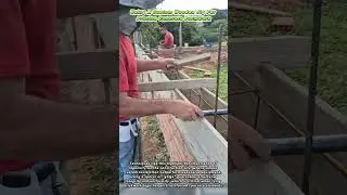 Using A Custom Wooden Jig For Precise Concrete Formwork