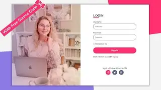 How To Make Complete Responsive Log In Form Design Using HTML & CSS | How To Create A Sign In Form