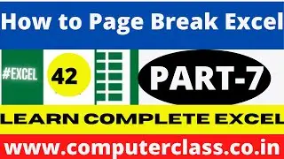page break excel | excel page break | use page break excel