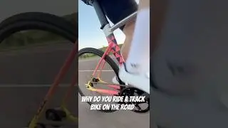 Why do you ride your track bike? #trackbike #fixie #fixedgear #fixedgearbike #cycling #shorts