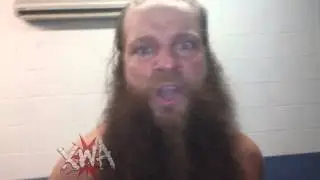 An attempted word with Hanson at XWA Road to Wrestlution