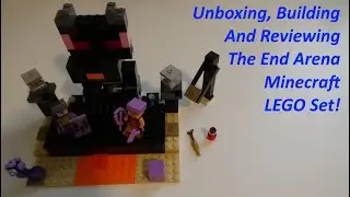 Unboxing, Building and Reviewing The End Arena Minecraft LEGO Set! | Adventurous Brick Studios