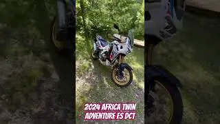 2024 Honda Africa twin with no clutch 🤪 #hondamotorcycles @hondamotorcycles