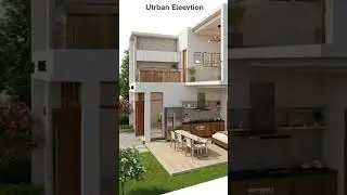 #shorts #Urban home design 3D view #youtubeshorts