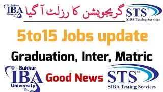 Graduation category | Results Announced | STS IBA | 5to15 