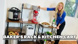 Kitchen Organization Ideas | Storage |  Baker's Rack and Rolling Cart |  Banggood*Klarna  Review