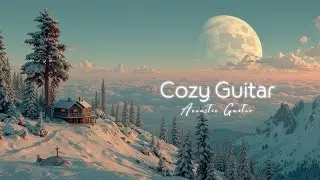 Cozy Winter Guitar Ambience | Warm Acoustic Night for Deep Sleep & Relaxation