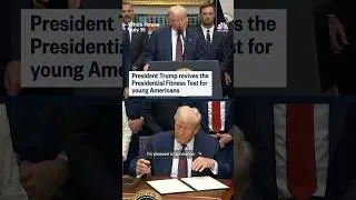 President Trump revives the Presidential Fitness Test for young Americans