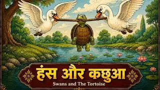 हंस और कछुआ | Swans and The Tortoise | Hindi Moral Story | Kathakar