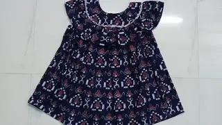 Round Yoke Baby Frock Cutting And Stitching।2-3 Year Baby Girl Frock Tutorial।