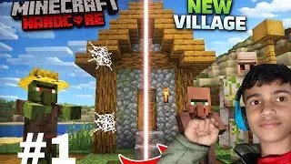 Finally I am renovate my village for the villager #techno #minecraft #gaming 