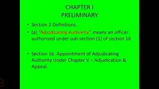 FEMA 1999 Section2(a) Adjudicating Authority & 2(b) Appellate Tribunal