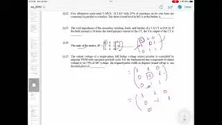 Gate Data Science And AI || Linear Algebra Previous Year Questions Practice
