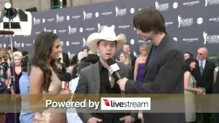 Academy of Country Music Awards - ACM Awards 2011- Justin Moore Interview