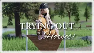 TRYING OUT 3 NEW HORSES!!! || Strideway RP Episode 3
