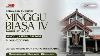 Perayaan Ekaristi Minggu Biasa IV | Minggu, 1 Februari 2026 | Gereja Kristus Raja Baciro