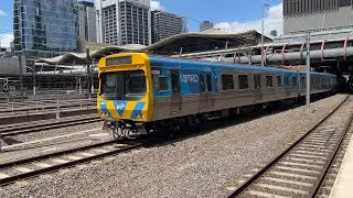 Metro Comeng Departing Southern Cross Station to Newport