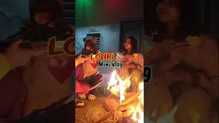 🔥 Lohri Vibes 2026 | Bonfire, Food & Festive Fun 🌾✨#minivlog #shorts #lohri