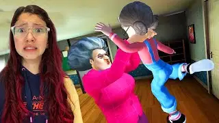 A PROFESSORA ASSUSTADORA PEGOU A LULUCA EM SUA CASA (Scary Teacher) Luluca Games