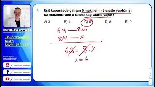 ACİL YAYINLARI MATEMATİĞİN İLACI TYT SORU BANKASI İşçi problemleri sayfa:176-177