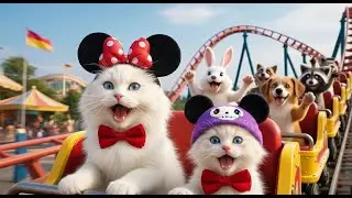 Mama Cat Works on the Farm and Makes Cute Hats for Her Kittens at Night 🐾🎩😭