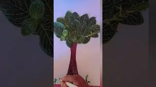 how to make a tree #easy #art