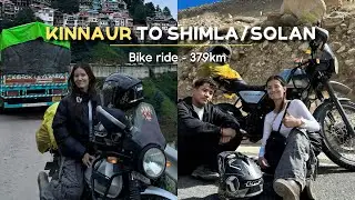 Life ka phela bike ride experience 😍🏍️| Kinnaur to Solan ride | #ride 