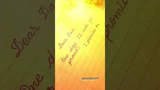 I promise 💓 #art #calligraphy #status #summaiya_ansari #youtube #youtubeshorts #viral #allah #dad