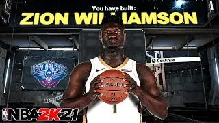 NBA 2K21 ZION WILLIAMSON BUILD - DEMIGOD SLASHING FOUR BUILD