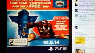 Skylanders Trap Team Target Pre-Order Outlaw Brawl & Chain Villain Trap