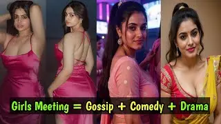 Girls Meeting 😂 | Gossip, Drama & Full Comedy | Desi Girls Gone Crazy | Secret Talk & Funny Drama
