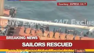 MV Suez Ship -  Pakistan Navy Rescued All 22 Sailors To Safety
