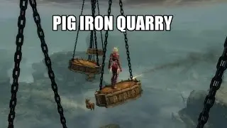 Guild Wars 2 Pig Iron Quarry Jumping Puzzle | Incinerator Pig Iron Sample