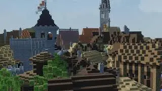 Test bustling crowd  [Key] (Blender, Eevee, MCprep)