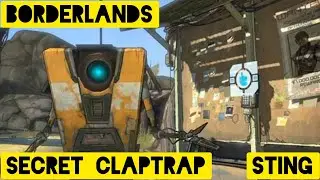 How to find the Secret green claptrap in fyrestone Easter egg - borderlands goty
