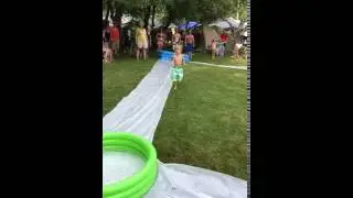 Slip & Slide kickball