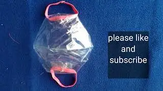 no sew plastic facemask transparent | plastic cover only | #makefacemask