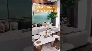 Small LIVING DINING ROOM Combo #smalllivingroom #homedesignideas