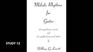 Backing Track to Study 12 in William Leavitt's Melodic Rhythms (Berklee Press).