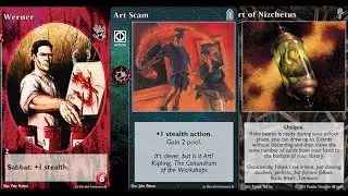 VTES The art scam society of new kubist painters mazo de ganar pool, criar y oportunista