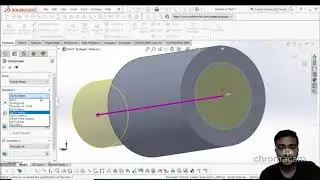 How to use extrude command in SOLIDWORKS (also learn example of cutting keyway in shaft)