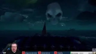 Addexio morer seg med musikk (klipp fra Sea of Thieves)