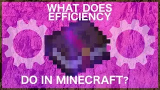 What Does Efficiency Do In Minecraft?