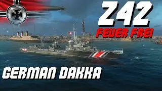 Z-42 German Dakka Machine - German Gunboat Review