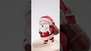 Adorable Fondant Santa Claus Figurines, the online course is now available#trending#shorts #fondant